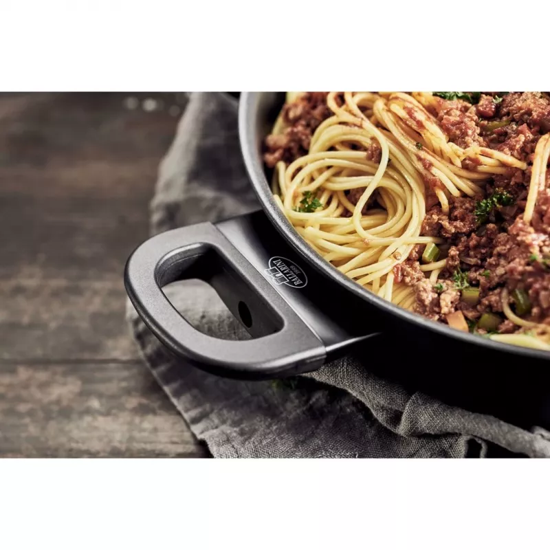 Serveerpan BALLARINI 75002-923-0 rond zwart 28 cm