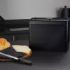 Broodtrommel Salter BW124581EU7 Kuro-staaldesign – opbergbox van roestvrij staal voor brood en bakwaren