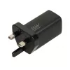 iBOX C-65 zwart, universele GaN-65W-oplader met UK-stekker