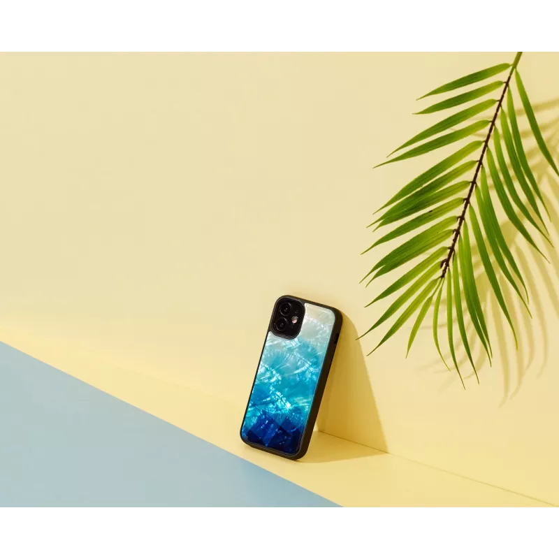 iKins hoes voor Apple iPhone 12 mini — blue lake met zwarte accenten