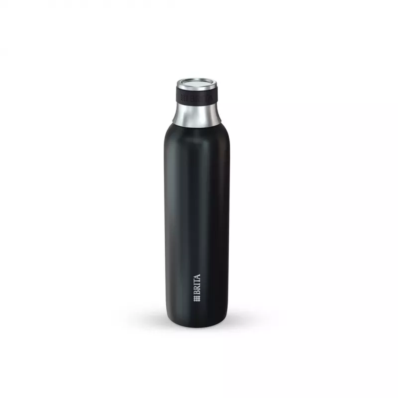BRITA carbonisatiefles 650 ml, RVS, zwart, vaatwasbestendig