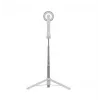 Selfiestick FIXED FIXSN-M-WH — opvouwbare aluminiumstang met Bluetooth, maximale lengte 72 cm, wit