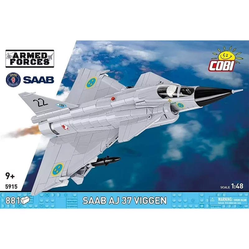 Cobi Blocks Saab AJ 37 Viggen 881-delig constructieset