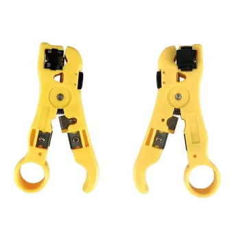 Lanview LVN125455 Kabelcrimptang Striptang Geel