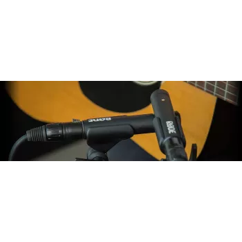 Studio-condensatormicrofoon RØDE M5 — bedraad, 20–20000 Hz, 200 Ω, -34 dB, 20×100 mm, zwart