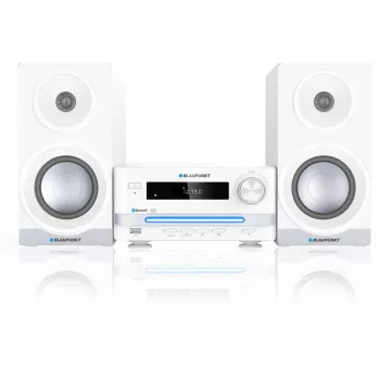 Home audio microsysteem BLAUPUNKT MS16BT 15 W, CD/USB/MP3, Bluetooth, FM RDS, wit