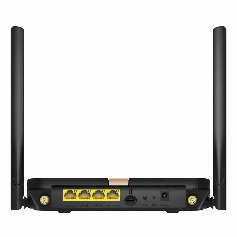 Cudy LT500D draadloze router Fast Ethernet dualband (2,4 GHz / 5 GHz) 4G zwart