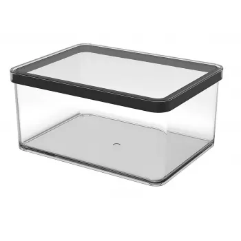Voedselbewaarcontainer rotho Loft 2,25 l model 1161008080, luchtdichte transparante technopolymeer bak