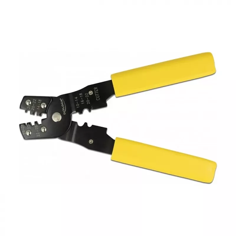 Krimpgereedschap DeLOCK 90543 voor adereindhulzen en contacten AWG 10 – 28