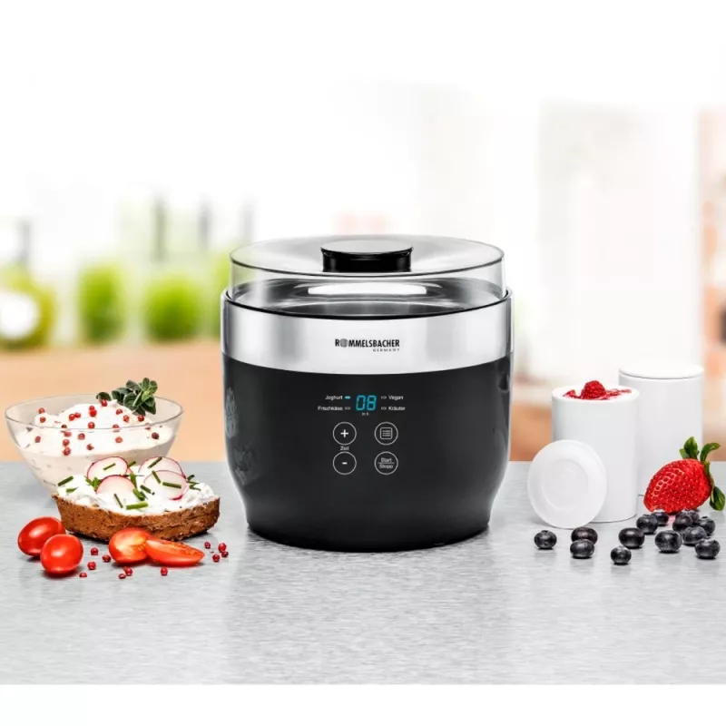 Rommelsbacher JG 80 Joghurtbereider 1,2 l Kwark - yoghurt 20 W (JG80)