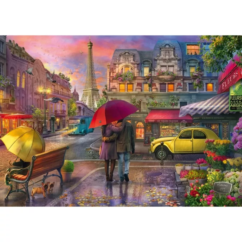 Schmidt Spiele 59713 Regenzauber in Paris legpuzzel, 500 stukjes