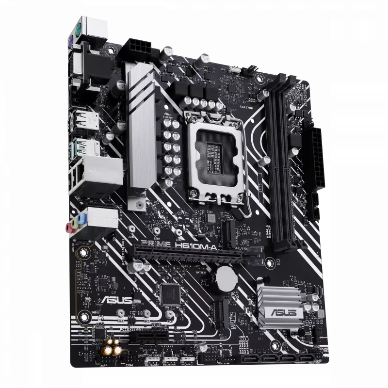 ASUS PRIME H610M-A R2.0 | processorfamilie Intel | processorbus LGA1700 | ondersteunde schijfinterfaces M.2, SATA | aantal SATA-aansluitingen 4