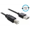 USB-kabel DeLOCK 3 m USB 2.0 A - B stekker/stekker