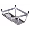 Opstapje Krause 805027, aluminium 2 treden, max. belasting 150 kg, 680 mm lengte, 41 cm hoogte