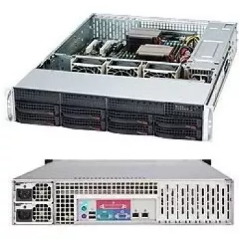 Supermicro SuperChassis 825TQC-R1K03LPB rack zwart 1000 W