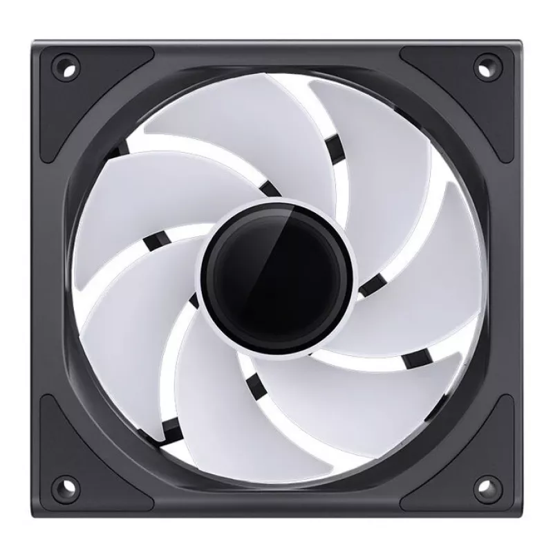 120mm behuizingsventilator Jonsbo ZK-120B Reverse ARGB zwart — 120mm, ARGB, reverse-rotation