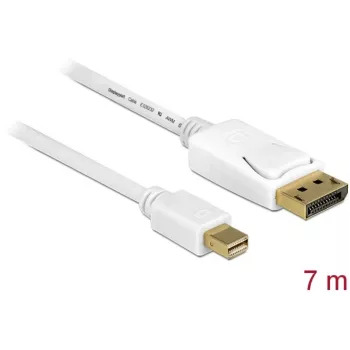 DisplayPort-kabel DeLOCK 83485 Mini DisplayPort 7 m wit