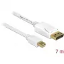 DisplayPort-kabel DeLOCK 83485 Mini DisplayPort 7 m wit