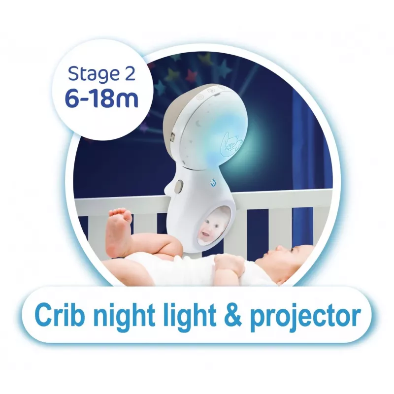 3in1 muziekprojector carrousel beige