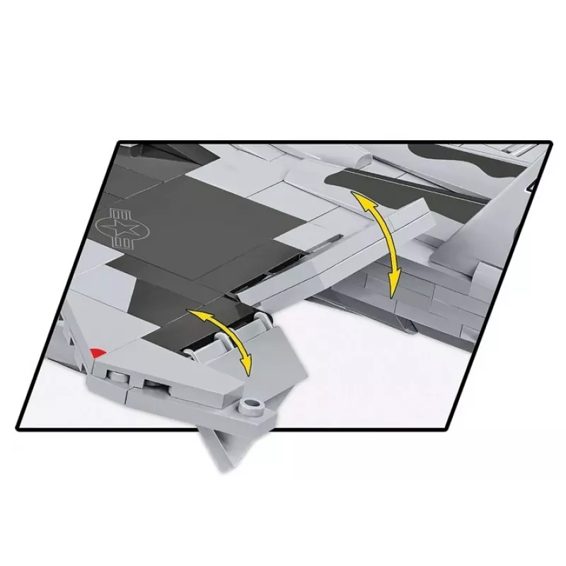 Cobi bouwstenen Boeing F-15EX Eagle II modelset COIB-5900, verzamelbare schaalbouwset