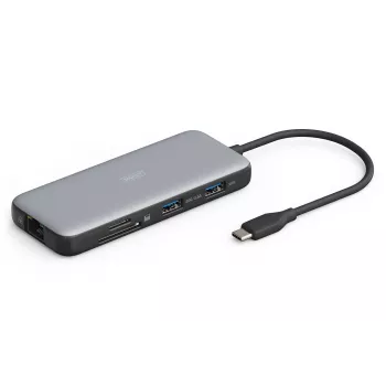 USB-C-dockingstation Digitus DA-70915 8-voudig 100W Power Delivery