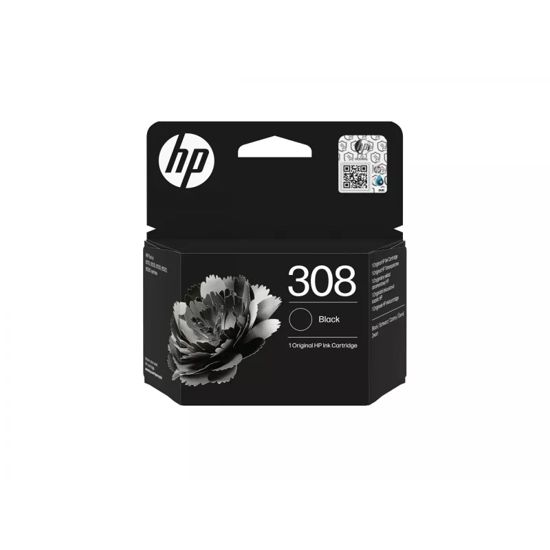HP 308 zwart originele inktcartridge