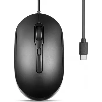 Perixx PERIMICE-222CB muis optisch stil USB-C zwart - muis - optisch (PERIMICE-222CB)
