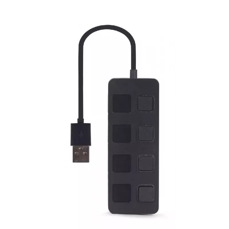 USB 2.0-interfacehub Gembird UHB-U2P4-05 met 4 USB-aansluitingen