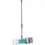 Mop Leifheit 55049 microvezel mop voor laminaat, tegels en hout, grijs/turquoise