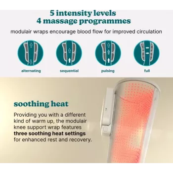 Kniebandage HoMedics SR-CMXKE10HBND modulair compressiesysteem met controller