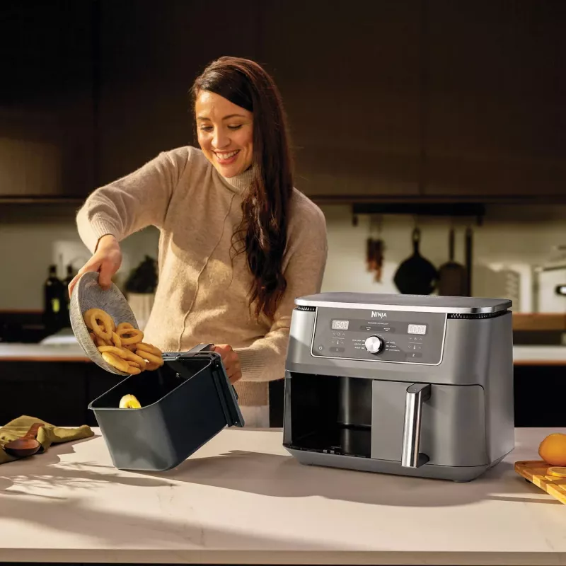 Heteluchtfriteuse Ninja DZ400EU 9,5 L 2470 W Grijs Double