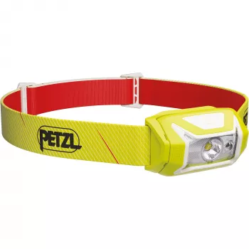 Hoofdlamp Petzl TIKKA 350 lm geel — 350 lumen, compacte LED-hoofdlamp