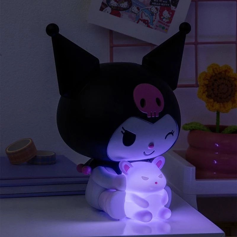 Tafel-nachtlampje Paladone Hello Kitty Kuromi GloBuddies nachtlampje model PP14396KUR