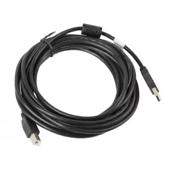 Lanberg CA-USBA-11CC-0050-BK USB-kabel 5 m 2.0 USB B zwart (CA-USBA-11CC-0050-BK)