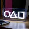 Tafel- en hanglamp Paladone LED Neon Light Squid Game Design PP13775SG