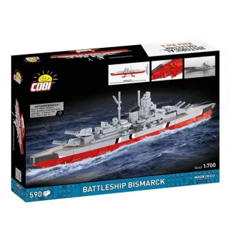 Bouwset Cobi slagschip Bismarck model, 590 onderdelen