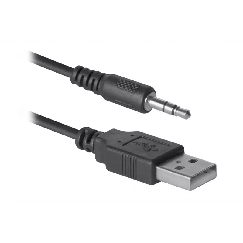 DEFENDER SPK-240 bekabelde desktopluidsprekers, 2.0, 6 W RMS, USB-voeding, 3,5 mm, zwart