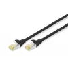 Digitus CAT 6A S/FTP RJ-45 patchkabel 7 m, zwart
