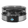 Yoghurtmaker Adler AD 4476 — 7 glazen, 42 °C, 20 W, grijs/zwart/transparant