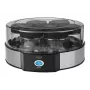 Yoghurtmaker Adler AD 4476 — 7 glazen, 42 °C, 20 W, grijs/zwart/transparant