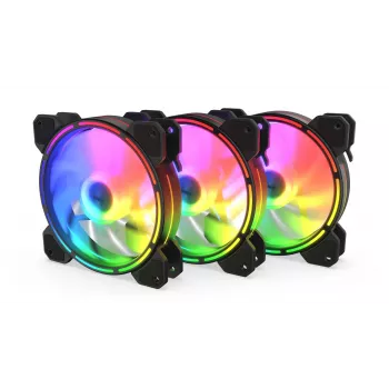 KRUX Lunar 120 ARGB 3-pack behuizingsventilator