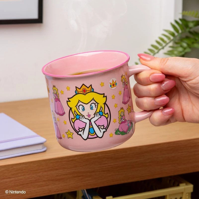 Paladone Super Mario Princess Peach warmtegevoelige mok