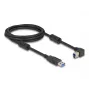 DeLOCK USB-kabel Type-A-stekker naar Type-B-stekker 90° links haaks 2 m