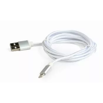 Lightning-kabel Gembird CCB-MUSB2B-AMLM-6-S 1,8 m zilver