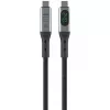 USB-kabel 4smarts 541438 USB4 Gen 2x2 1,5 m USB-C zwart grijs