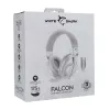 Koptelefoon White Shark WGH-2441 Falcon wit/grijs