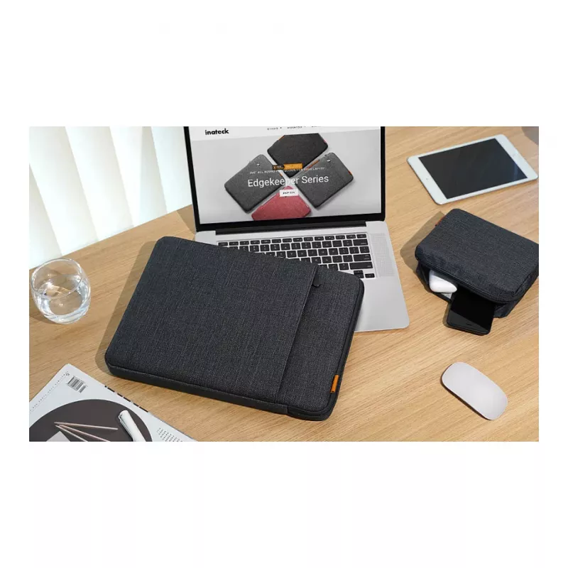 Sleeve-tas Inateck LB01006 voor 40,6 cm (16 inch) laptops, grijs