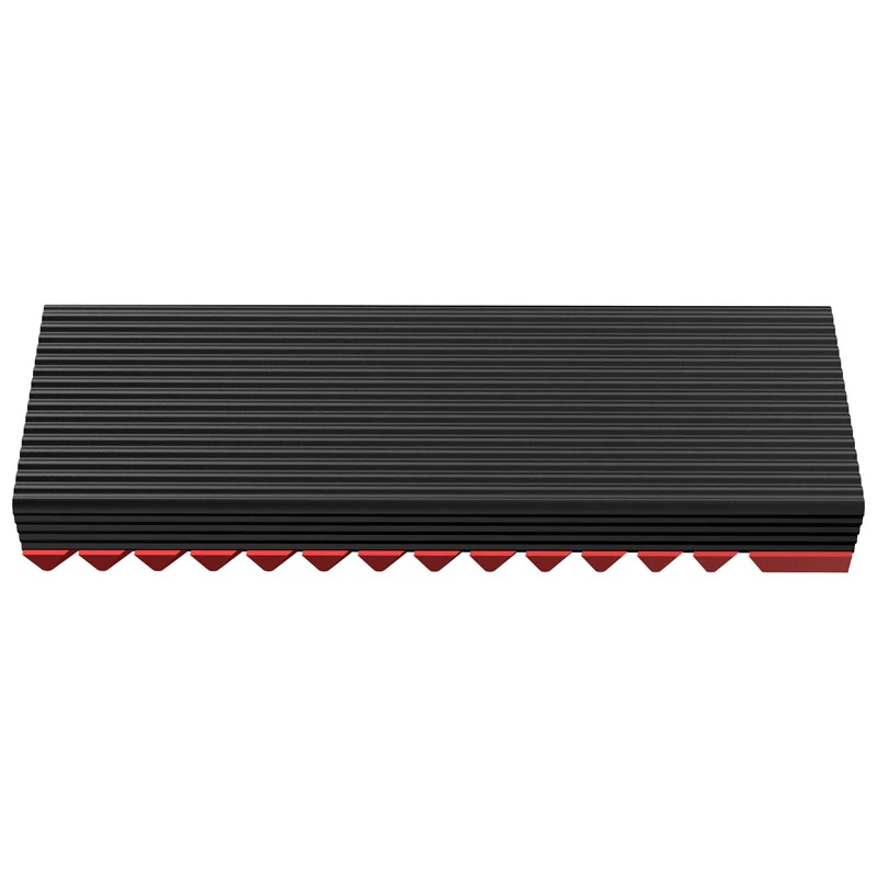 Heatsink/koeler Jonsbo M.2-3 RED zwart rood 24,4 mm 73 mm 9,6 mm