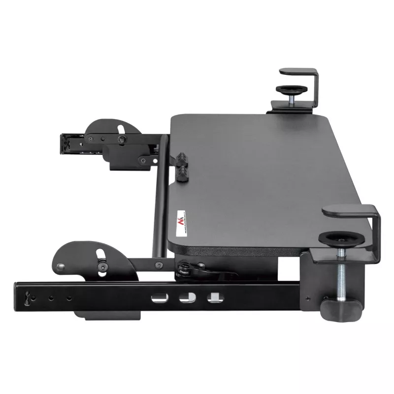Maclean toetsenbordhouder onder bureau, verstelbaar, max. 5 kg, 67x24 cm, MC-462