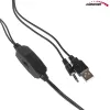 Audiocore AC865B 2.0 USB-computerluidsprekers, 6 W, zwart/blauw